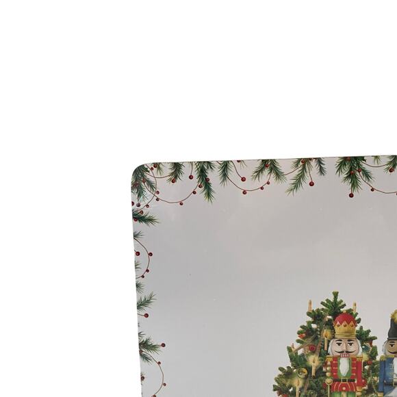 NUTCRACKER Cork Backed Hard Christmas Placemats 12x16 Set of 4 Holiday New - Picture 8 of 8